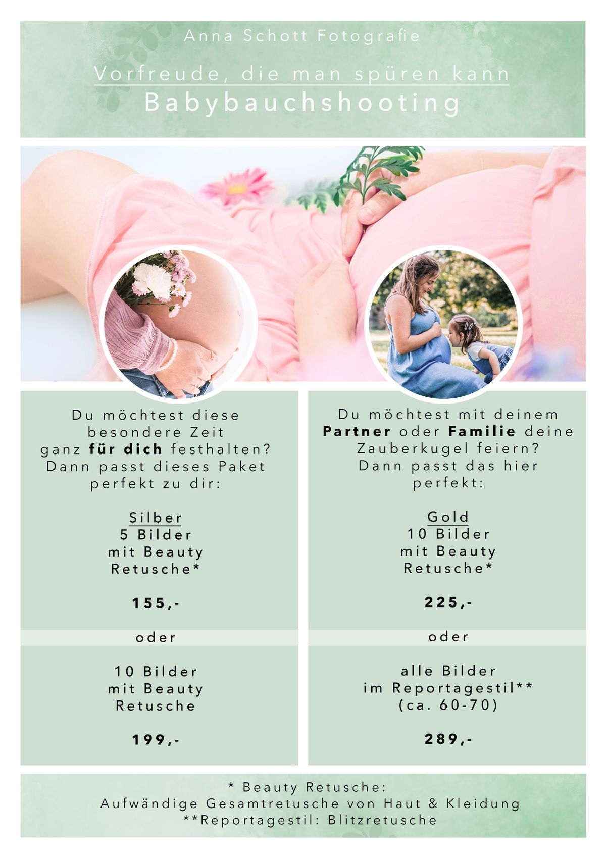 Babybauchshooting Preise